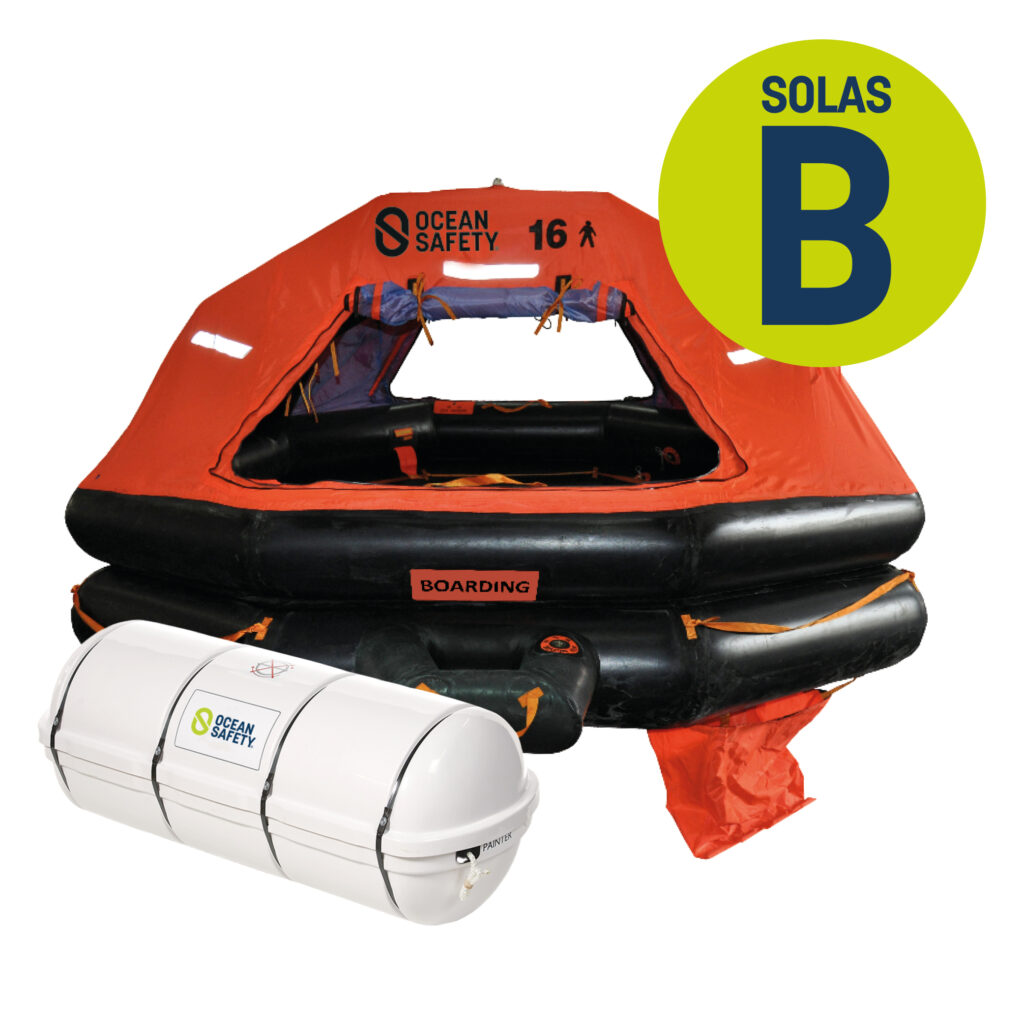 OCEAN SOLAS ELLIPSE LIFERAFT - SOLAS B CONTAINER