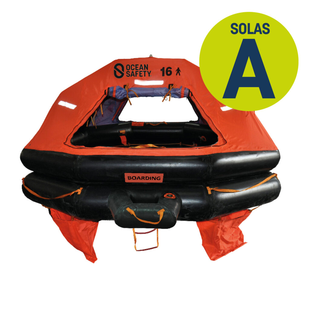 OCEAN SOLAS THROW-OVER LIFERAFT - SOLAS A CONTAINER