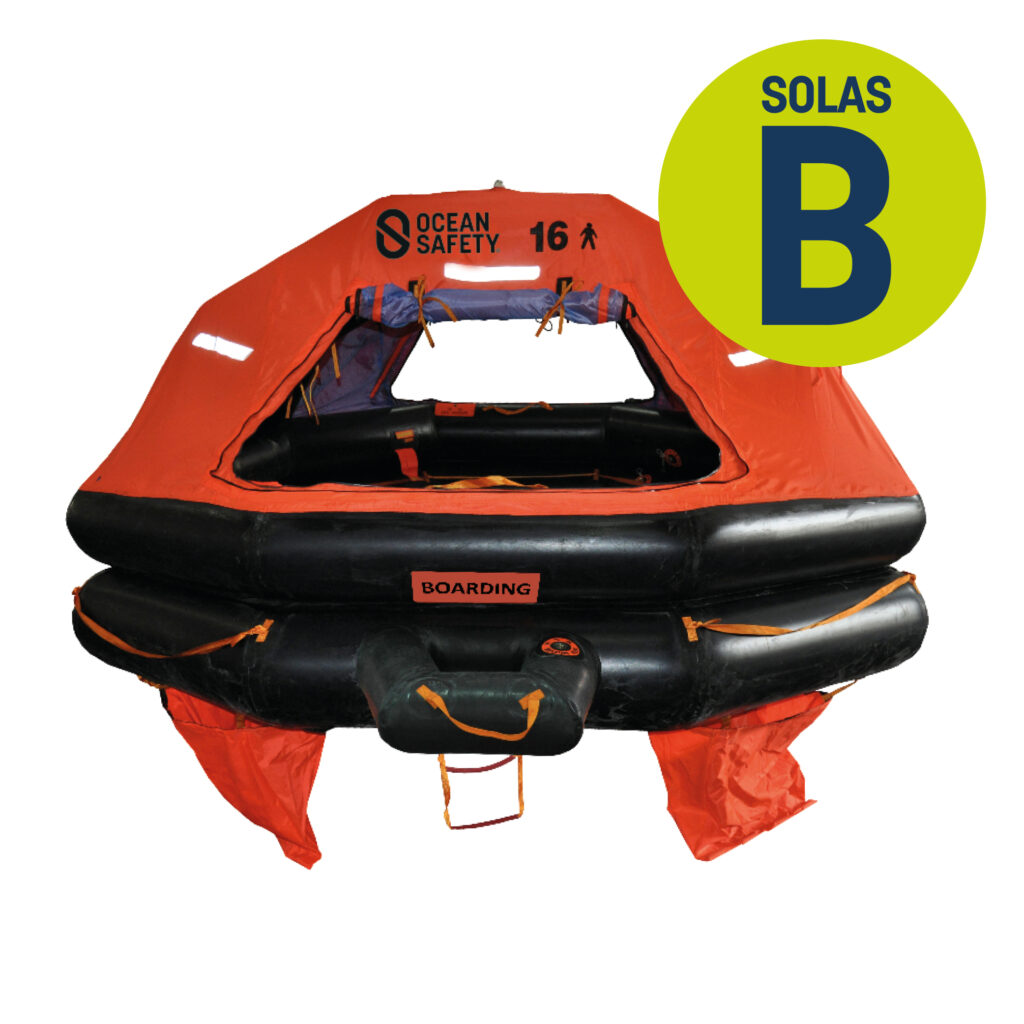 OCEAN SOLAS THROW-OVER LIFERAFT - SOLAS B CONTAINER