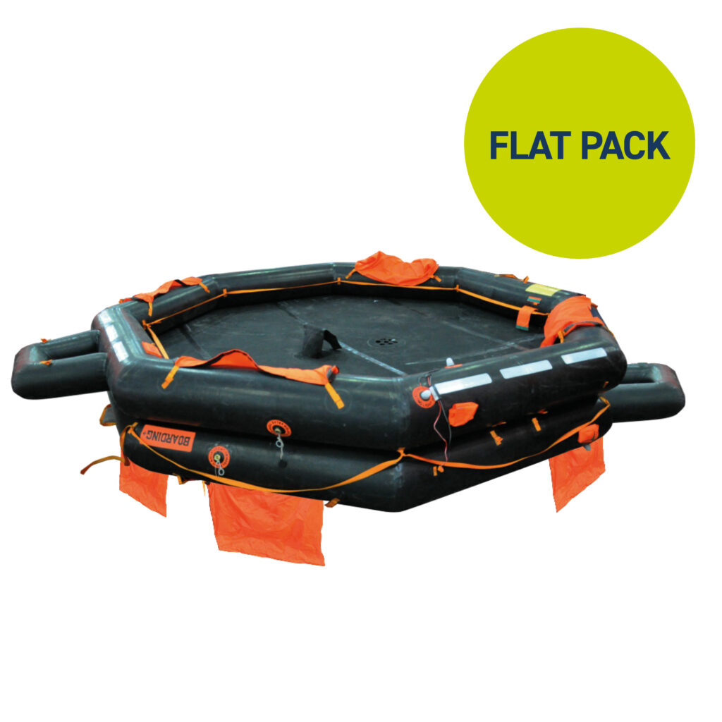 OCEAN SOLAS OPEN REVERSIBLE LIFERAFT - FLAT PACK