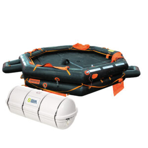 OCEAN ELLIPSE OPEN REVERSIBLE (ORL) LIFERAFT - CONTAINER