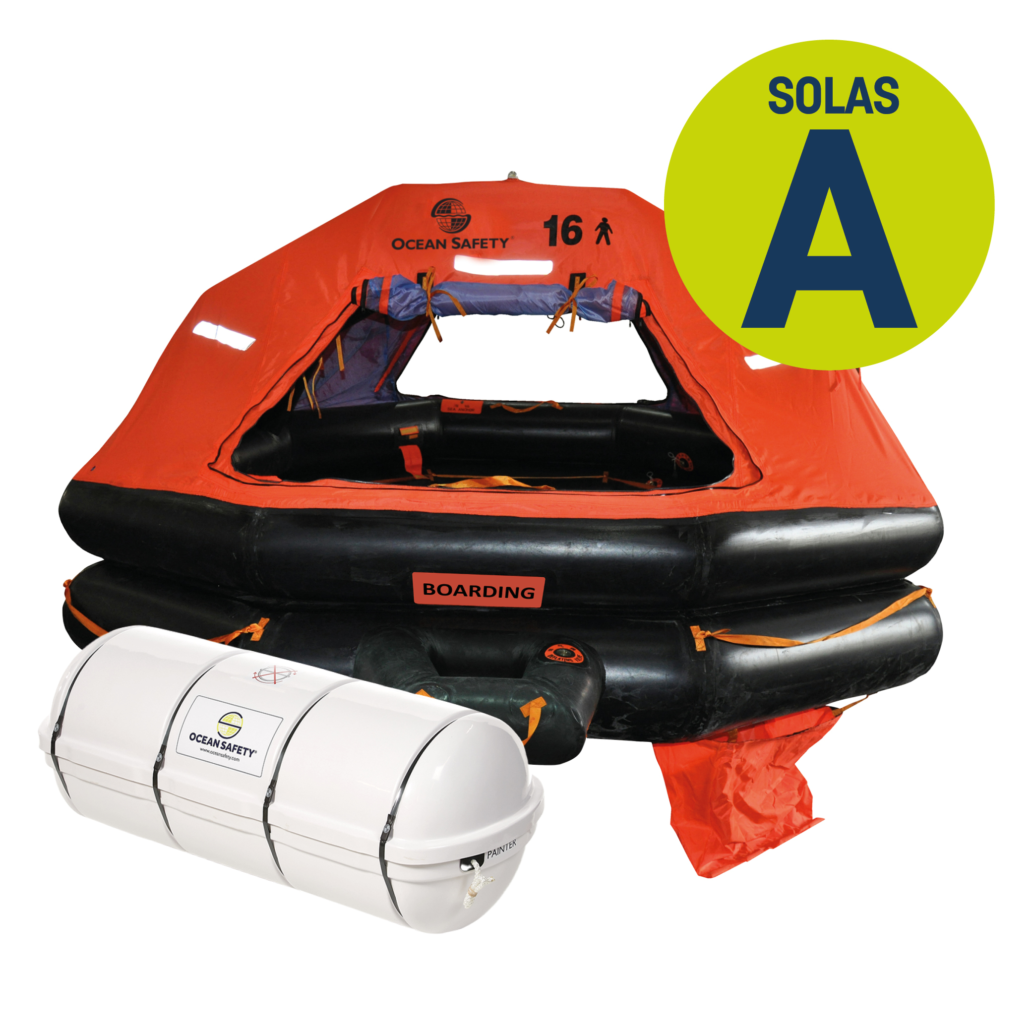 OCEAN SOLAS ELLIPSE LIFERAFT SOLAS A CONTAINER Ocean Safety